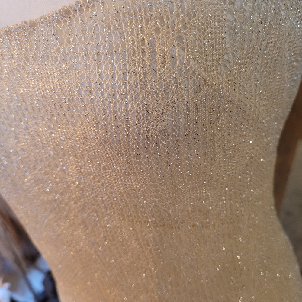 R & M Richards Elegant Beige Maxi Dress - image 2